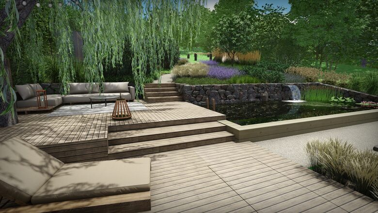 Přírodní zahrada s biotopem